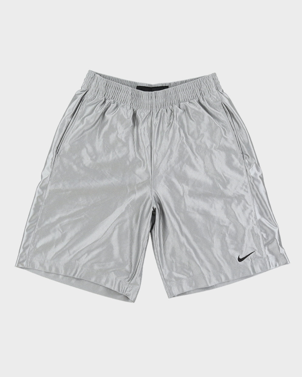 Nike Silver Basketball Shorts - M