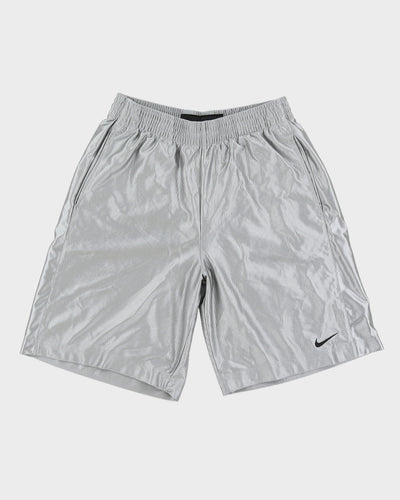 Nike Silver Basketball Shorts - M