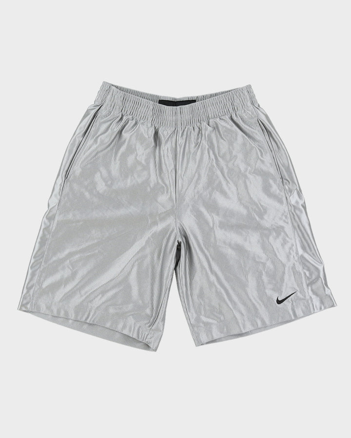 Nike Silver Basketball Shorts - M