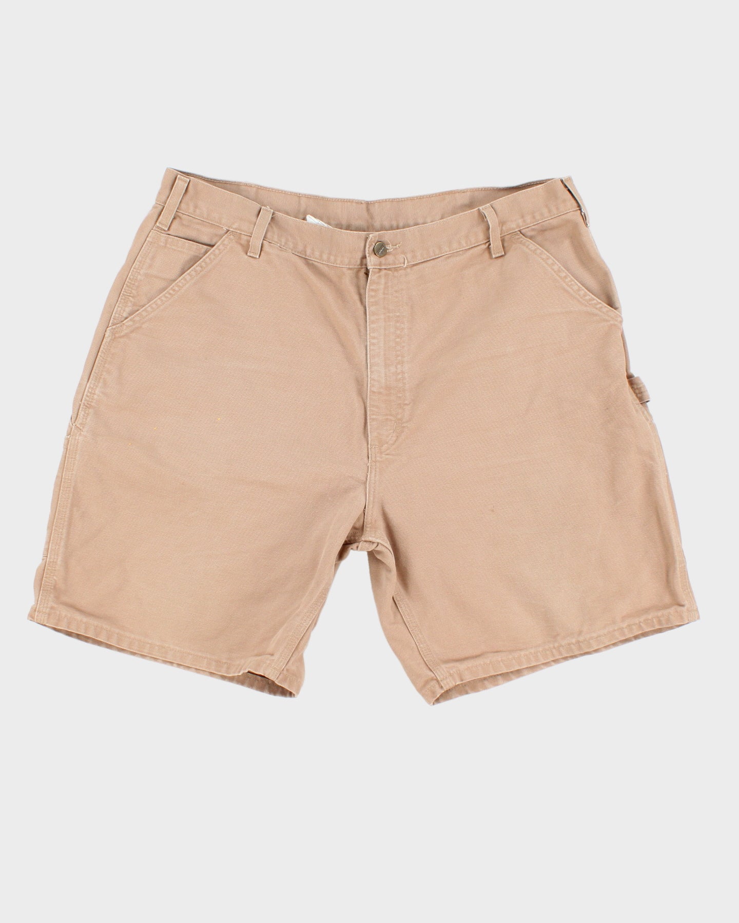 Vintage 00s Carhartt Beige Carpenter Shorts - W38