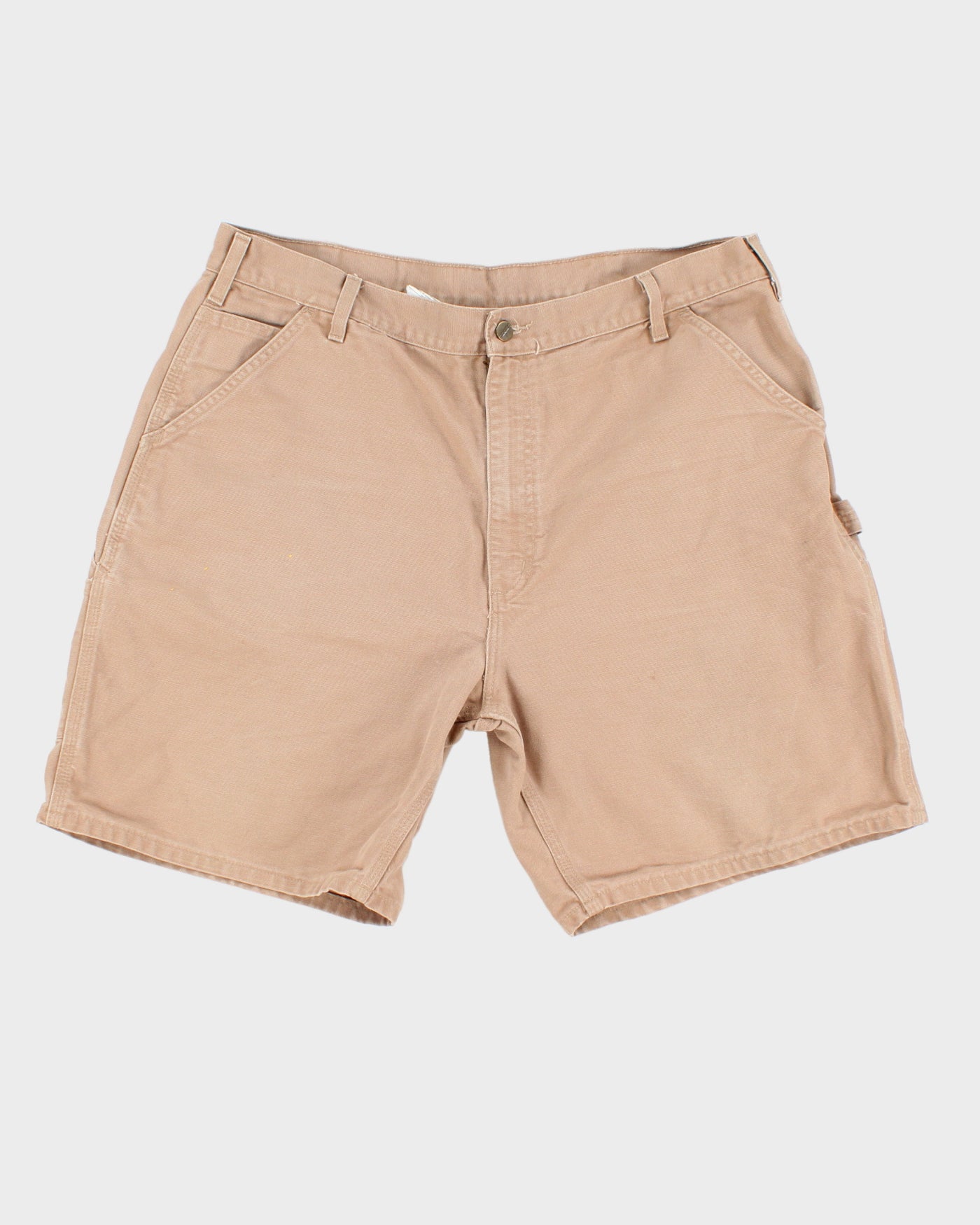 Vintage 00s Carhartt Beige Carpenter Shorts - W38