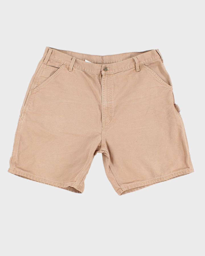 Vintage 00s Carhartt Beige Carpenter Shorts - W38