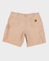 Vintage 00s Carhartt Beige Carpenter Shorts - W38