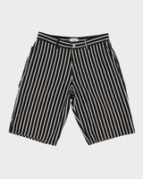 Ami Alexandre Mattiussi Black Striped Denim Shorts - W33