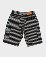 Ami Alexandre Mattiussi Black Striped Denim Shorts - W33