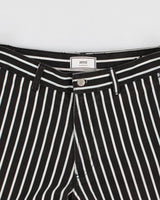 Ami Alexandre Mattiussi Black Striped Denim Shorts - W33