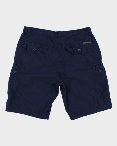 00s Calvin Klein Navy Cargo Shorts - W36
