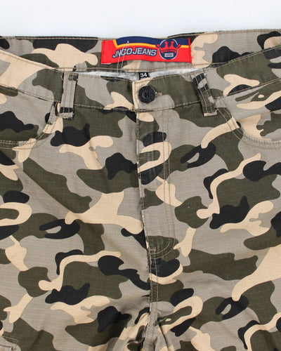 Vintage 90's JNCO Jeans Camouflage Shorts - 34