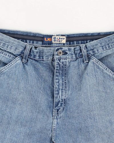 Vintage Y2K Urban Star Jean Shorts - W34