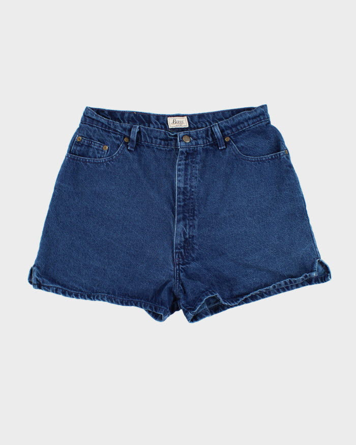 Vintage Women's Dark Wash Jean Shorts - W30