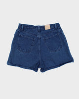Vintage Women's Dark Wash Jean Shorts - W30