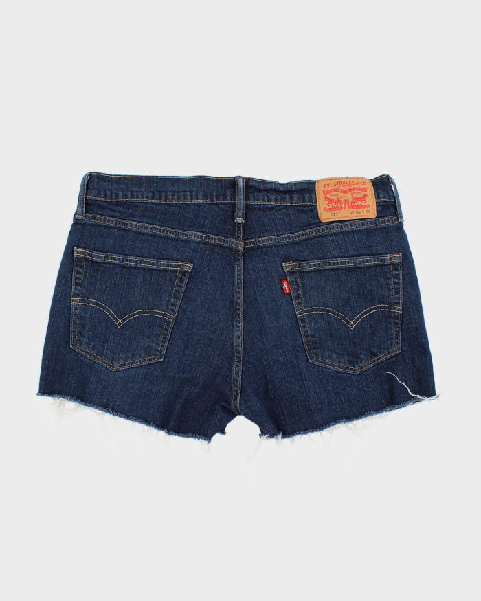 Vintage Women's Levi's Cut Off Denim Shorts W34 - Main Image