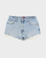 Vintage Women's Tommy Hilfiger Cut Off Denim Shorts - W32