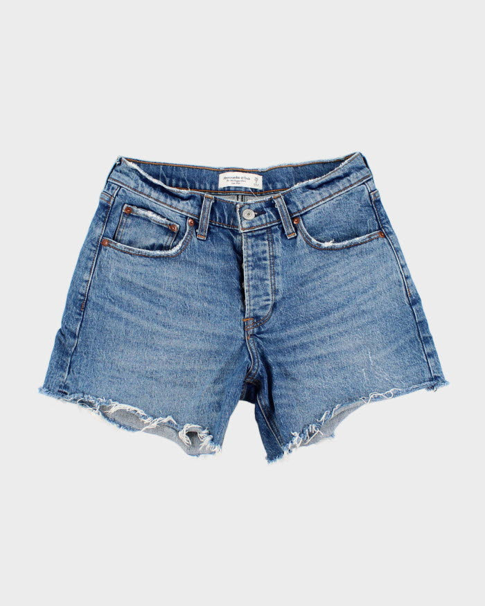 Vintage Women's Abercrombie &amp; Fitch Cut Off Denim Shorts - W28