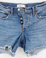 Vintage Women's Abercrombie &amp; Fitch Cut Off Denim Shorts - W28