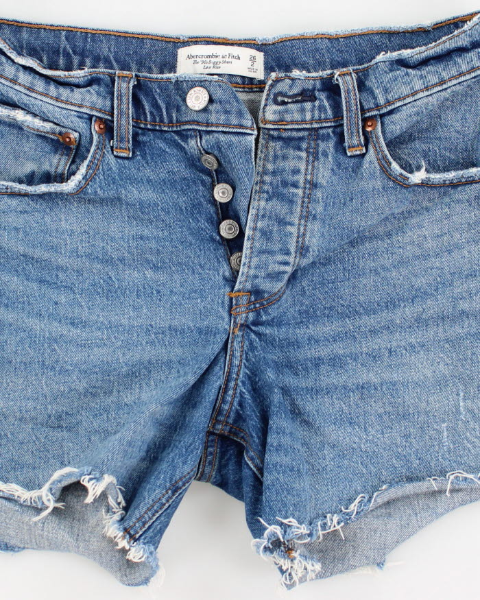 Vintage Women's Abercrombie &amp; Fitch Cut Off Denim Shorts - W28