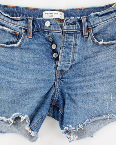 Vintage Women's Abercrombie & Fitch Cut Off Denim Shorts - W28