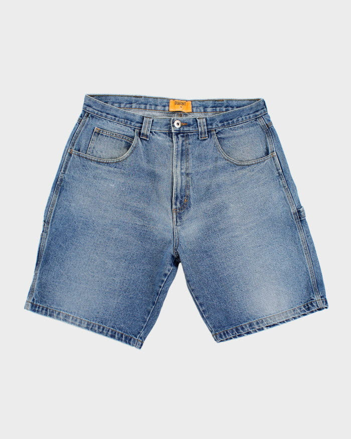 Y2k Men's Burnt Denim Jorts - W36