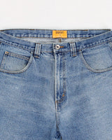 Y2k Men's Burnt Denim Jorts - W36