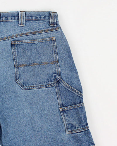 Y2k Men's Burnt Denim Jorts - W36