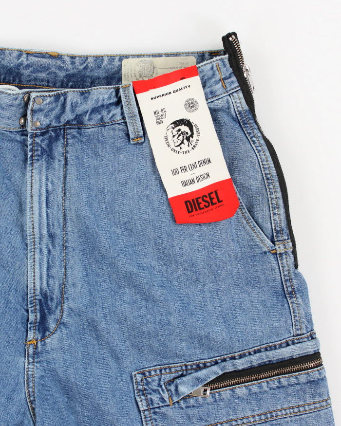 Y2k Diesel Men's Denim Jorts - W33