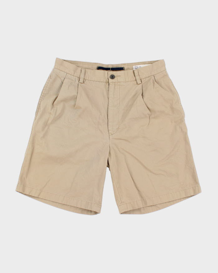 Nautica Beige Classic Fit Shorts W32