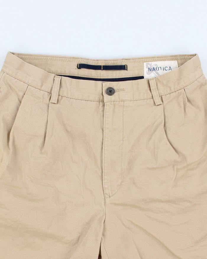 Nautica Beige Classic Fit Shorts W32