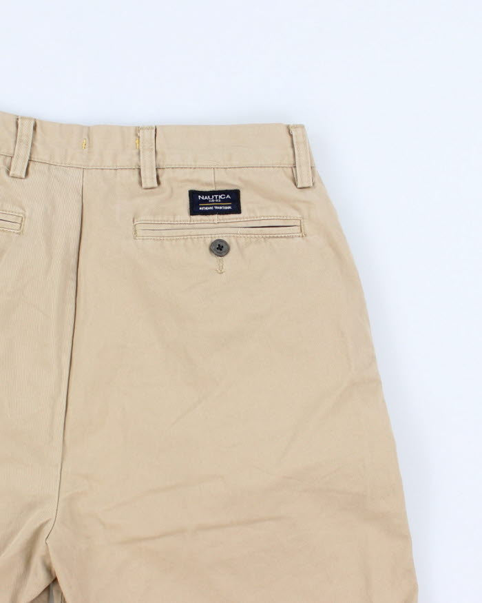 Nautica Beige Classic Fit Shorts W32