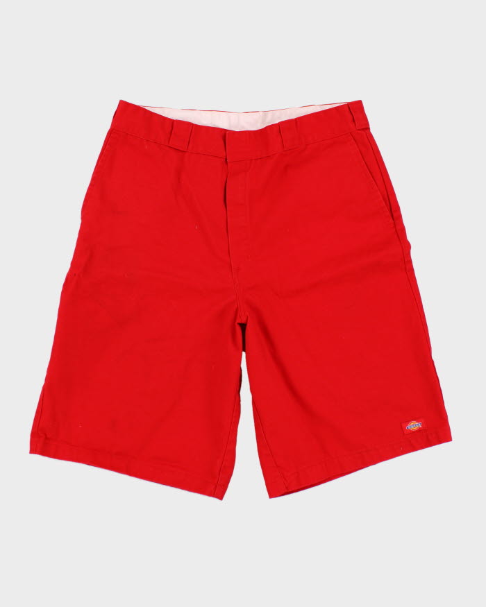 Dickies Red Loose Fit Shorts - W38