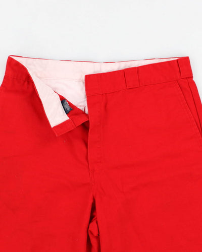 Dickies Red Loose Fit Shorts - W38