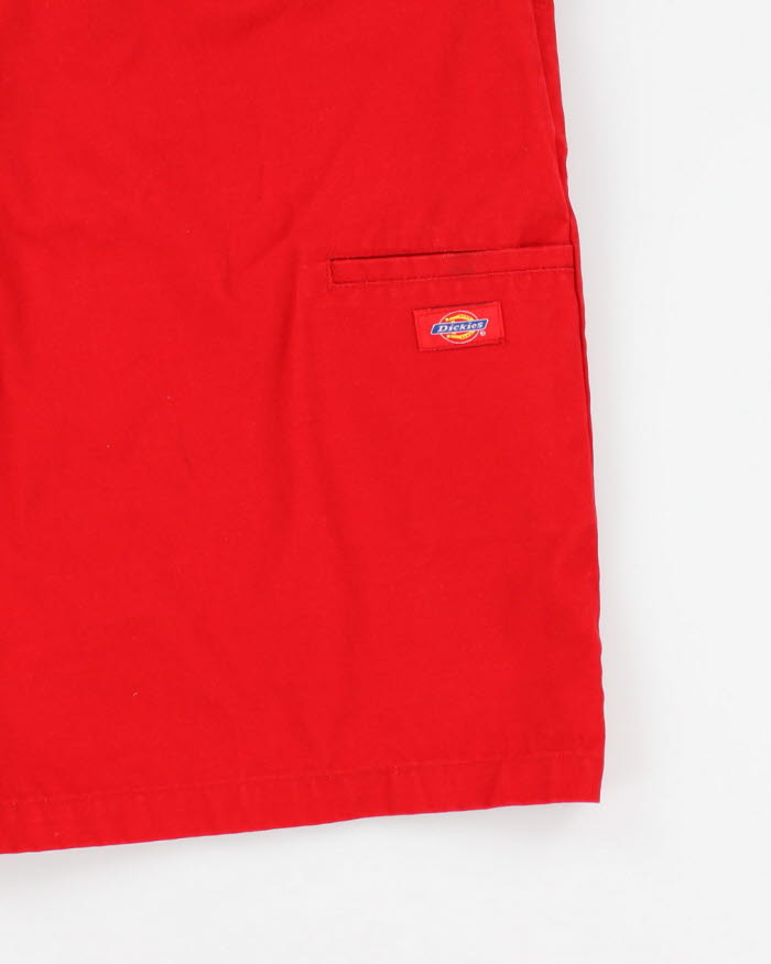 Dickies Red Loose Fit Shorts - W38