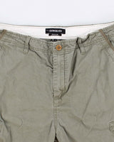 Quicksilver Khaki Cargo Shorts - W40