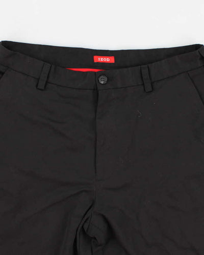 Izod Men's Black Shorts - W34