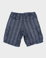 Lee Dungarees Blue Check Shorts - W36