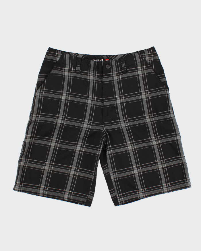 Y2k 00s Quicksilver Check Shorts - W36