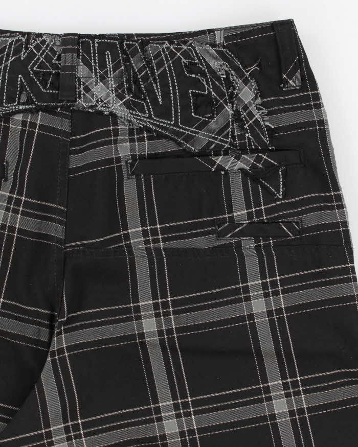 Y2k 00s Quicksilver Check Shorts - W36