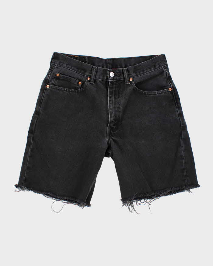 Levi's 550 Black Denim Shorts - W32