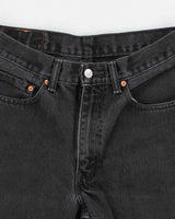 Levi's 550 Black Denim Shorts - W32