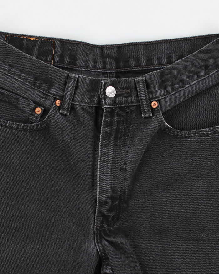 Levi's 550 Black Denim Shorts - W32
