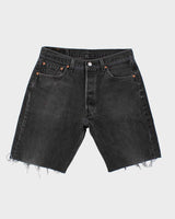 Vintage Levi's 501 Black Denim Shorts - W36