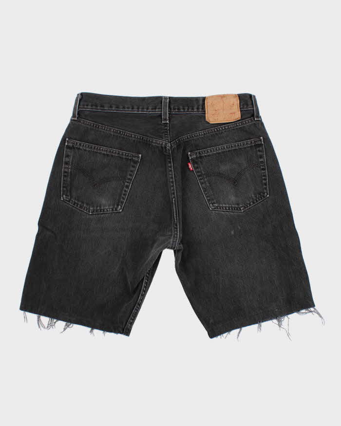 Vintage Levi's 501 Black Denim Shorts - W36