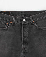 Vintage Levi's 501 Black Denim Shorts - W36