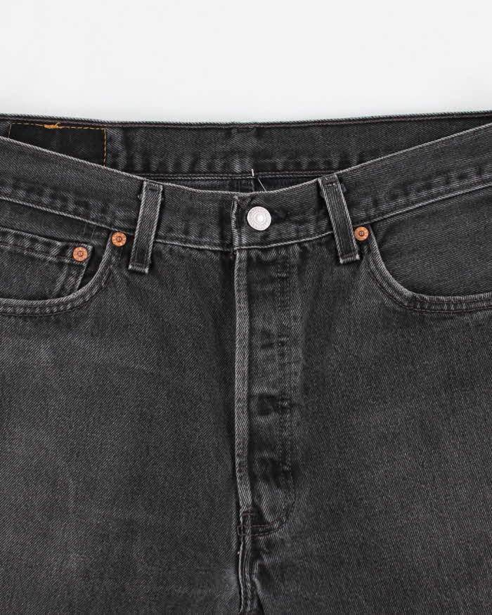 Vintage Levi's 501 Black Denim Shorts - W36