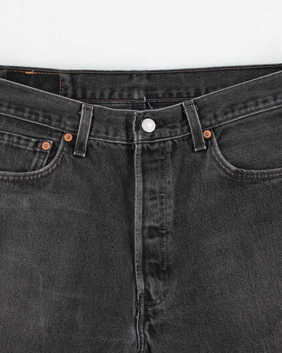 Vintage Levi's 501 Black Denim Shorts - W36