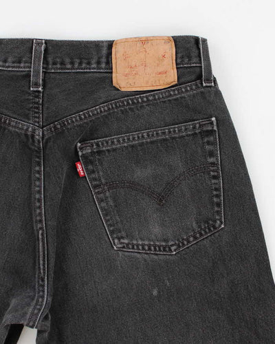 Vintage Levi's 501 Black Denim Shorts - W36