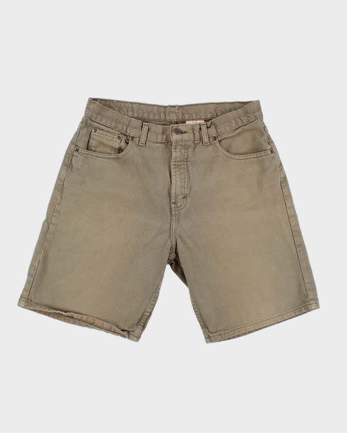 Kirkland Signature Khaki Denim Shorts - W34