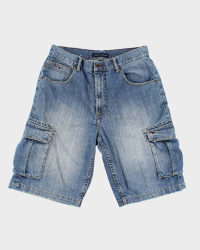 Y2k 00s Tommy Hilfiger Denim Cargo Shorts - W33