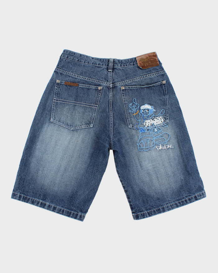 Vintage y2k 00s B Boy Embroidered Jorts - W36