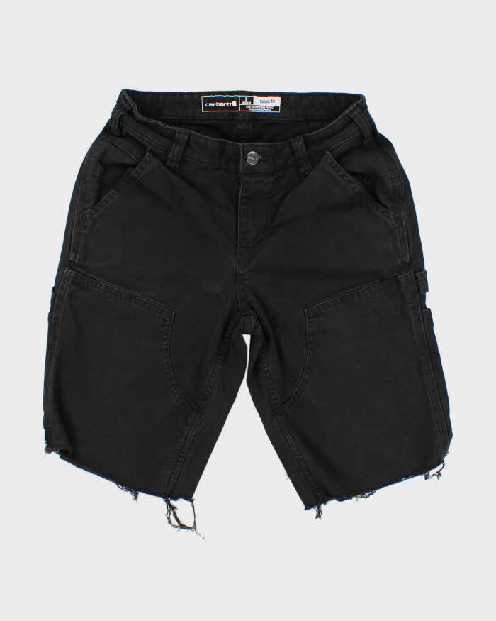 Carhartt Black Denim Shorts - W28