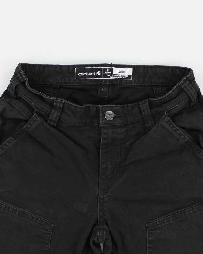 Carhartt Black Denim Shorts - W28